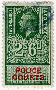 (27) 2/6d Green & Scarlet (1921)