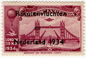 Dutch Rocket Post Overprint